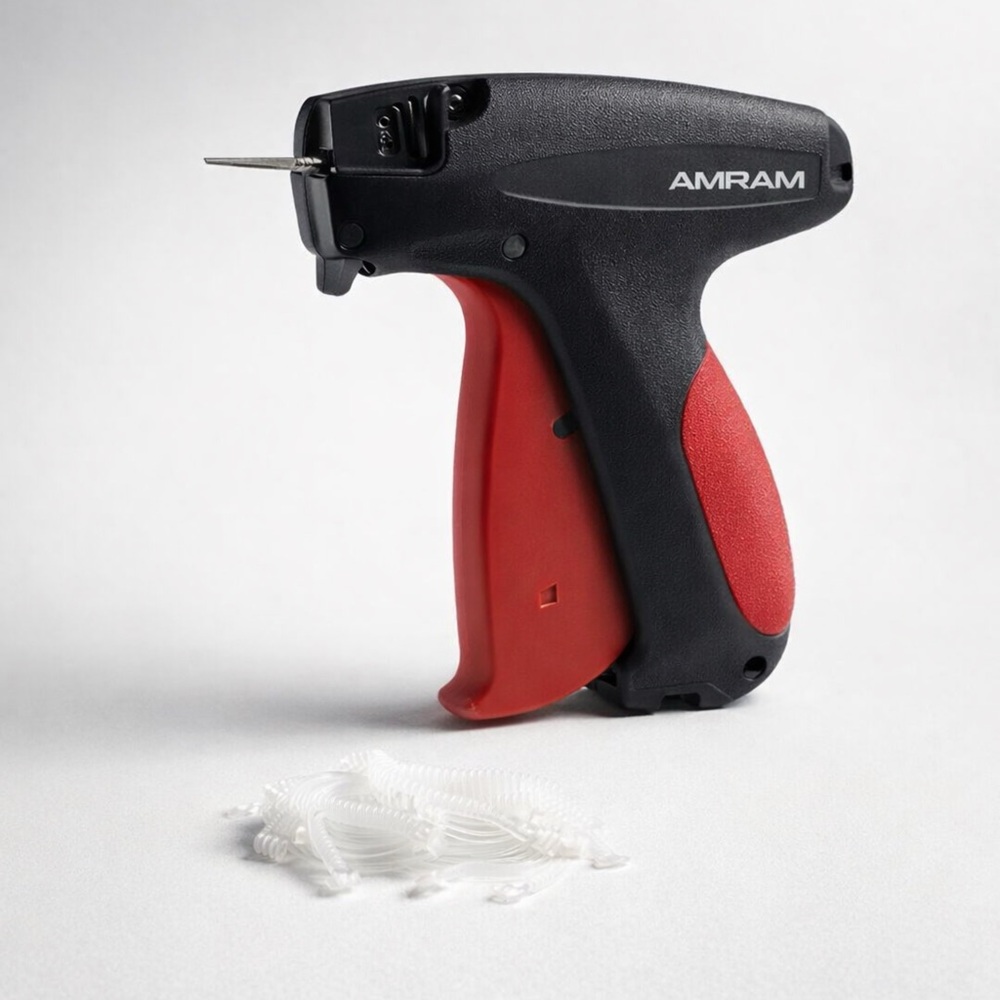 AMRAM Brand - Standard Tagging Gun - Black with Red Accents